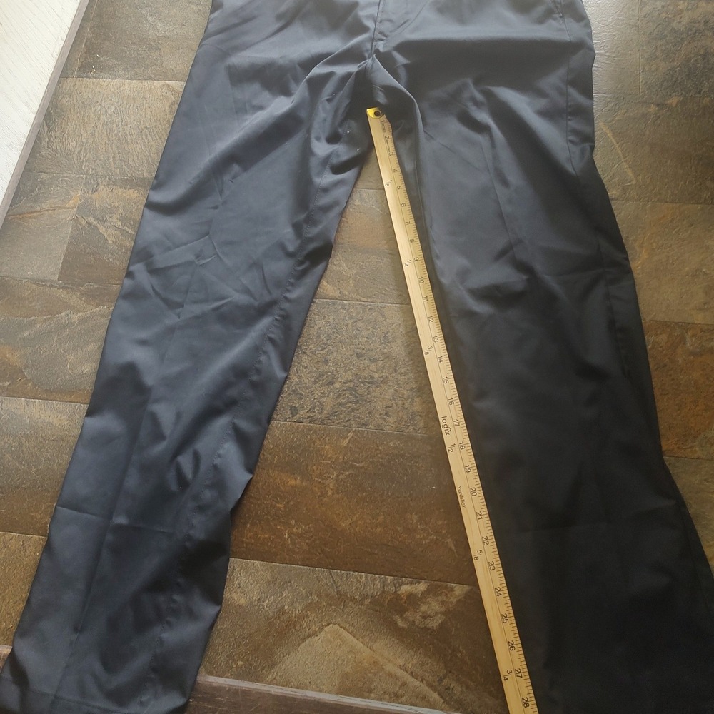 Lee X-Treme Comfort Refined Pants Mens 34x34 Black Excellent Flat Front Stretch